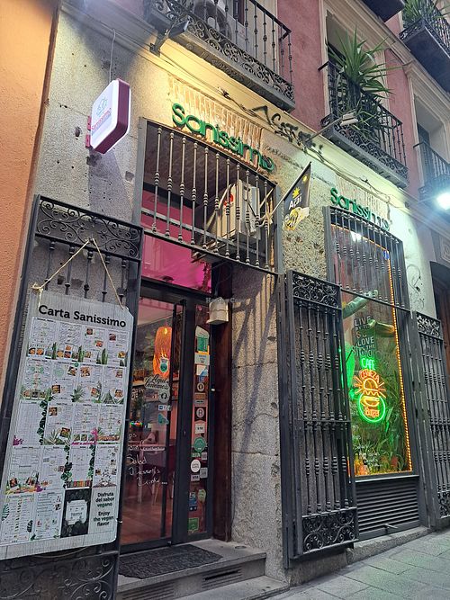 Exterior at Sanissimo - Opera in Madrid