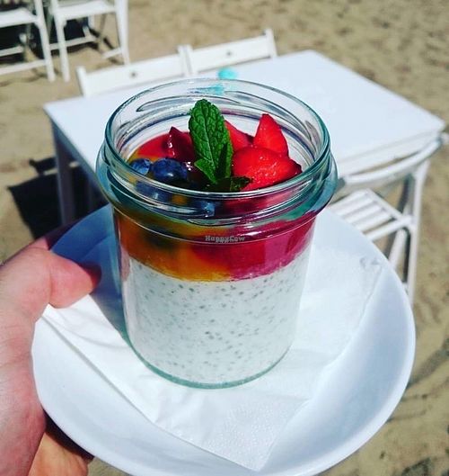 chia pudding at Zatoka Sztuki in Sopot