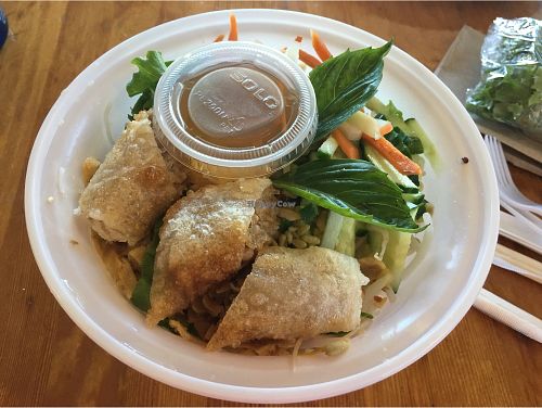 Vegan bowl  at Chau VeggiExpress - Granville Island Stall in Vancouver