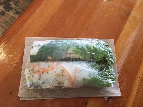 Vegan salad rolls  at Chau VeggiExpress - Granville Island Stall in Vancouver
