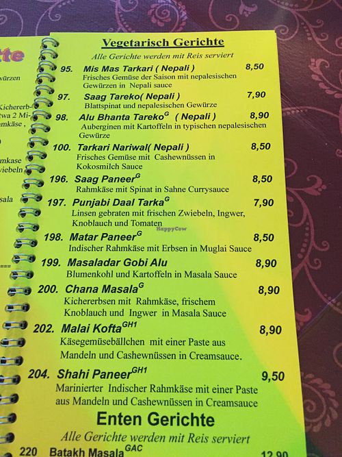 Veggies dishes at Krishna in Berlin