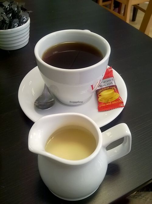 Americano with soya milk at The Green Room in Middlesbrough