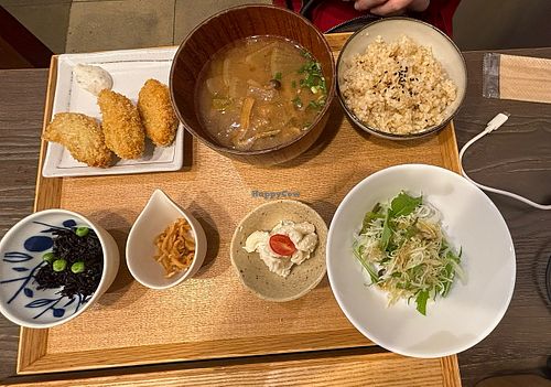 Lunch special with soup  at Evah Dining Macrobiotic - Hakata Riverain Mall in Fukuoka