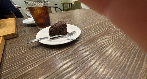 Chocolate gateau  at Evah Dining Macrobiotic - Hakata Riverain Mall in Fukuoka