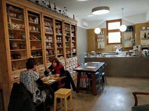 restaurant layout at Le Golose Imperfezioni in Como