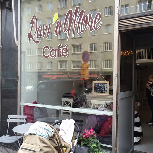 store front at Raw n More  in Helsinki
