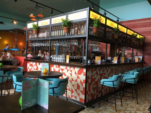 The full bar area at Las Iguanas - Quayside in Newcastle Upon Tyne