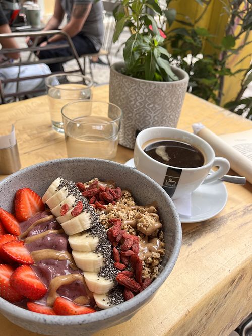 Açaí bowl  at Fontana in Athens