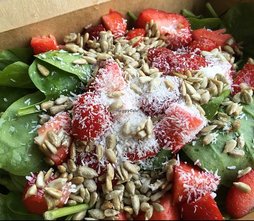 salad (spinach) at VIDA in Ravensburg