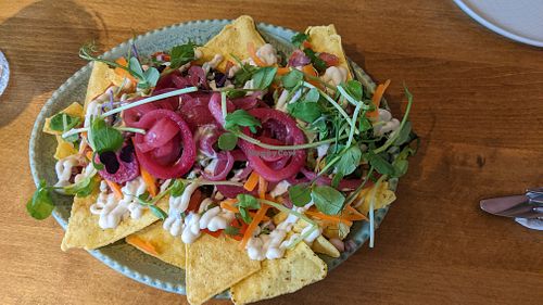 Chips & dips at Earthlings in Bolton