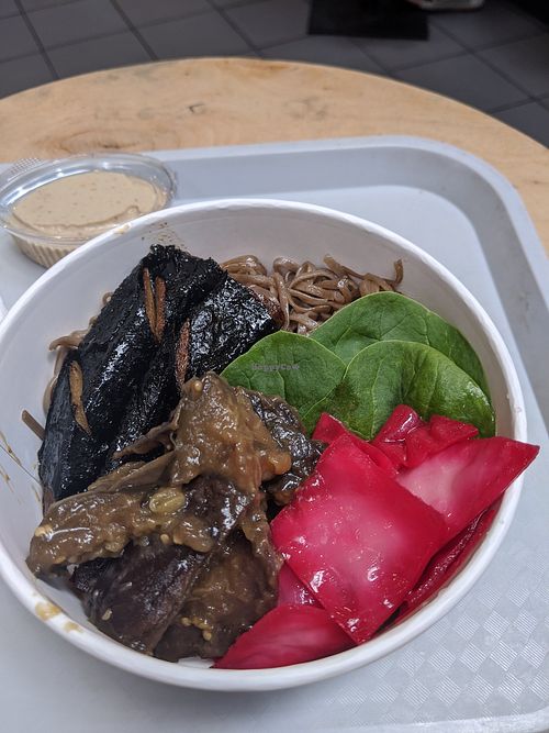 Tofu in Nori with noodles at Ra.man in Kyiv
