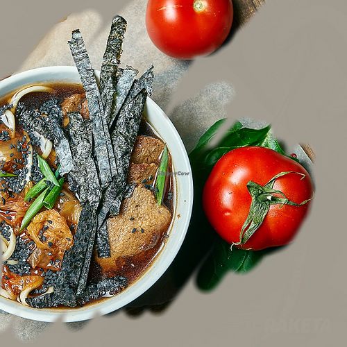 Kimchi ramen at Ra.man in Kyiv