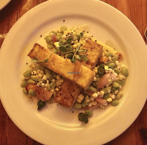 Outstanding chickpea panisse- totally recommend!!!!!! at Guglhupf in Durham