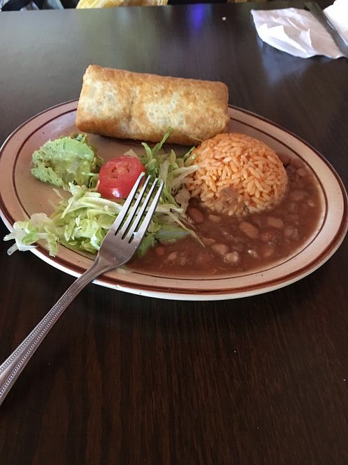Chimichanga  at La Cueva Restaurante Mexicano in Torrey