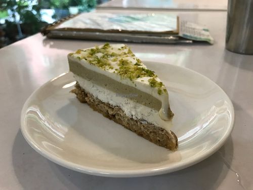 Lemon raw cake at Brother Su Vegan Kitchen in New Taipei City