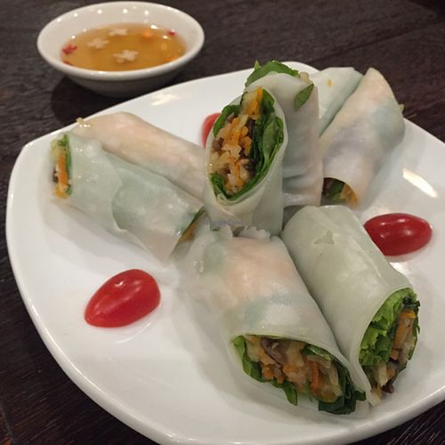 Pho Rolls at Sala Quan in Hanoi