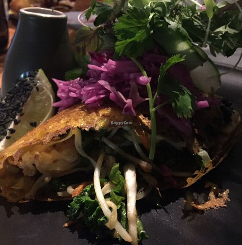 Vietnamese pancake at Greenhouse Canteen & Bar in Tallebudgera-vallley