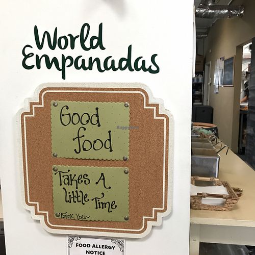 Even if it does, service was incredibly quick! at World Empanadas in Burbank