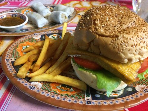 Tofuburger at Nhu Ngoc in Hoi An