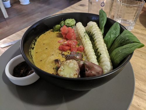 Inca bowl at Cafe Vida in La Paz