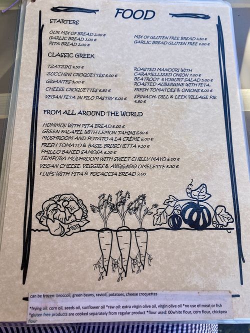 Starters at ONO by Marouli in Rhodes