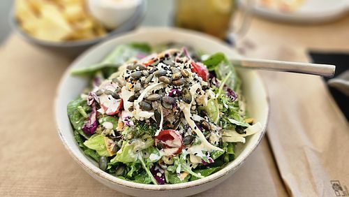 Quinoa salad at ONO in Rhodes