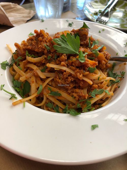 Pasta ragu  at ONO in Rhodes