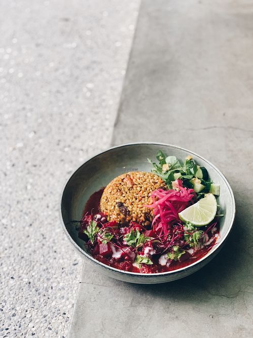 Beet Curry & Pilaf at Plants in Taipei
