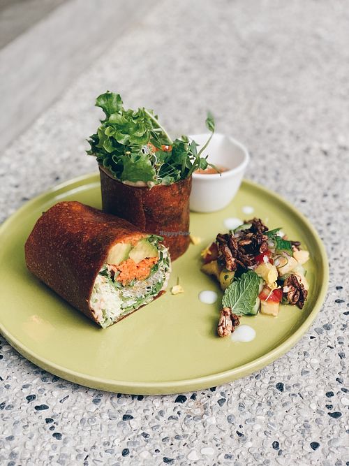 Raw Papaya Wrap at Plants in Taipei