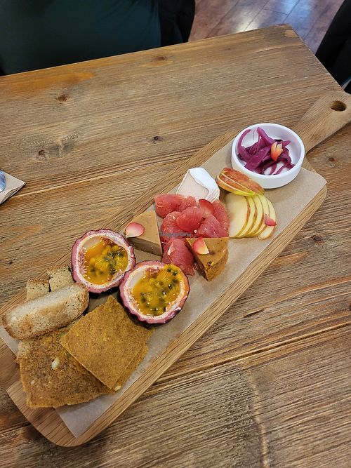 Vegan cheese platter from Holiday menu at Plants in Taipei