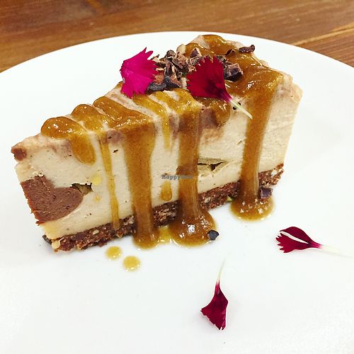 caramel cheesecake  at Plants in Taipei