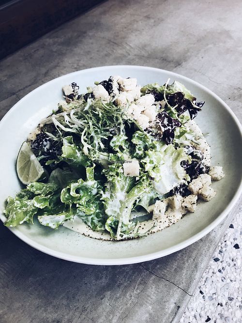 Raw Caesar Salad at Plants in Taipei