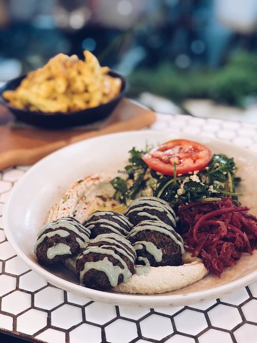 Falafel plate  at Plants in Taipei