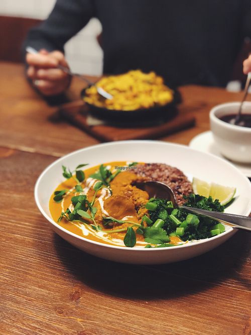 Bombay butter tempeh  at Plants in Taipei