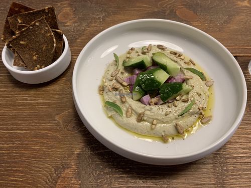 Mung bean hummus at Plants in Taipei