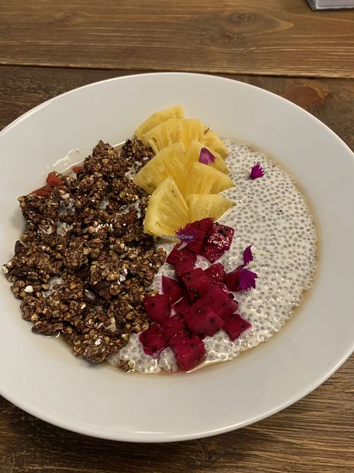 Chia pudding at Plants in Taipei