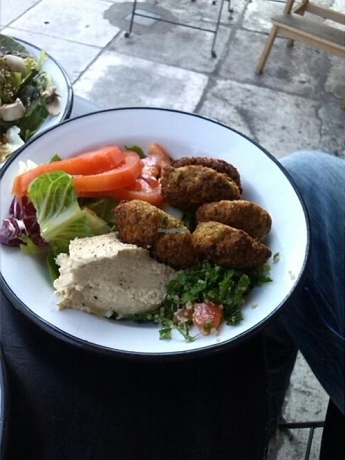 falafel  at Veganaki in Athens