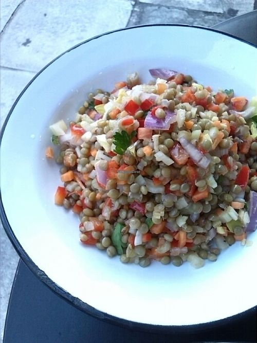 salad at Veganaki in Athens