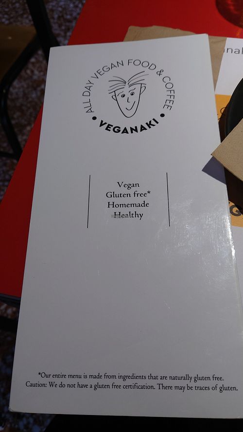 Menu 1 at Veganaki in Athens