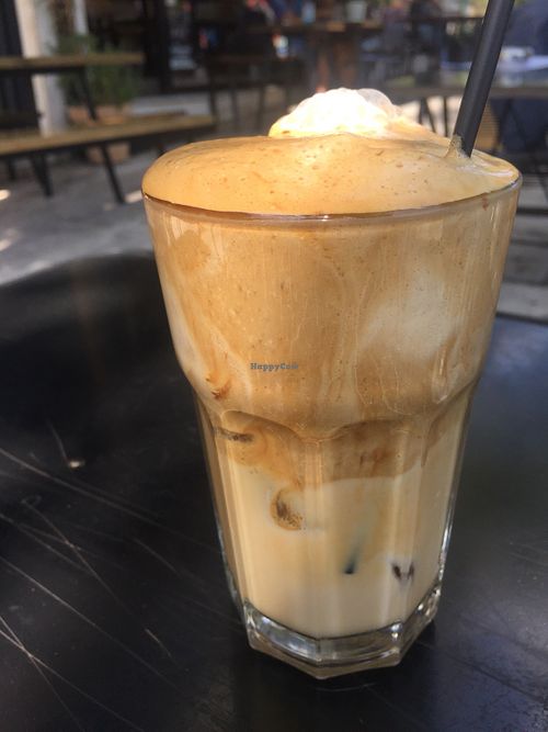 Frappe  at Veganaki in Athens