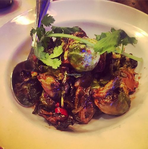 kung pao brussel sprouts - highly recommended! at Beatrix - River North in Chicago