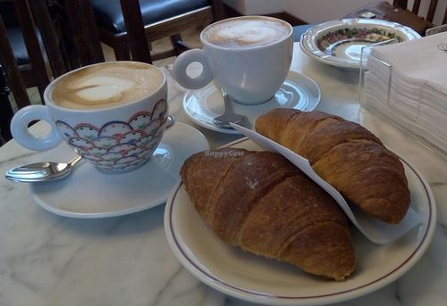 Vegan breakfast at Bologna Gelateria in Mori at Bologna Gelateria - Pasticceria in Mori