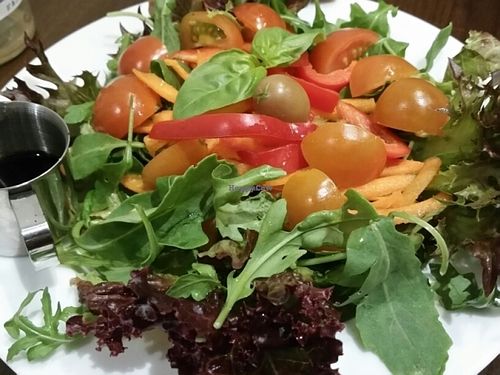 small side salad at La Stella Nera in Berlin