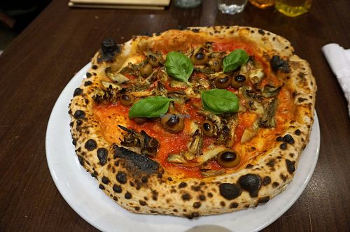 Carciofi Pizza at La Stella Nera in Berlin