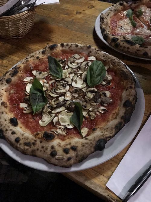 Funghi Red Pizza  at La Stella Nera in Berlin