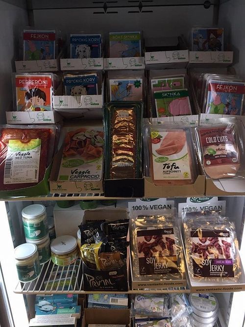 vegan goodies at Veganermat in Moss