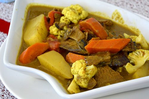 Vegetable curry at Live Life Vegetarian Food in Cebu