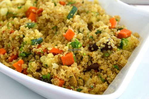 Mushroom quinoa at Live Life Vegetarian Food in Cebu