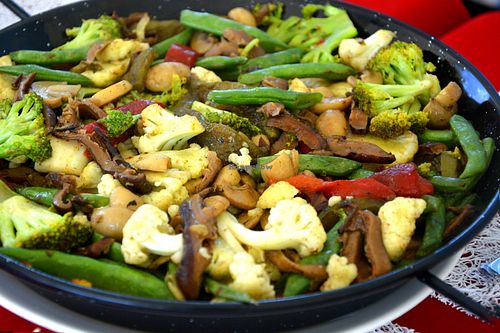 Vegetarian paella at Live Life Vegetarian Food in Cebu