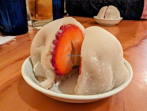 Strawberry Daifuku at Obon Shokudo in Portland